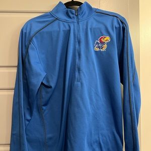 Kansas Jayhawk 1/4 zip sweatshirt Size M